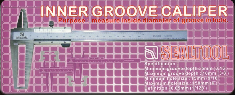 INNER GROOVE CALIPER (0-150mm) BOX