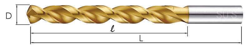 Conical Fluted Straight Shank Twist Drills - G-112