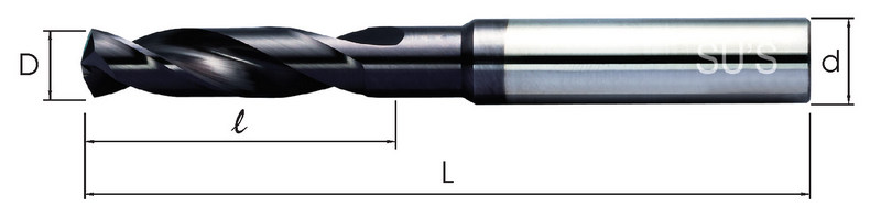 End Mill Shank-Solid Carbide High Speed Drills -WD-1711 TAIWAN SU'S Drill