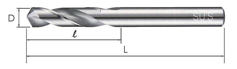 Solid Carbide Stub Drills -DIN 1897 -TAIWAN SU'S Drill