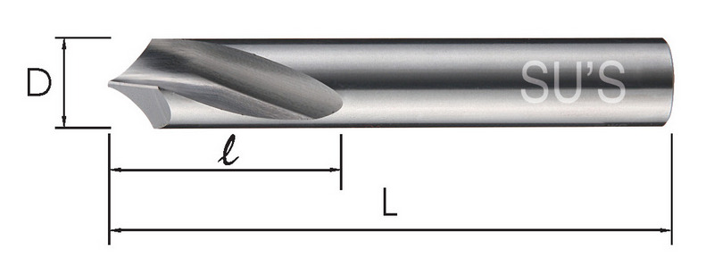 Solid Carbide NC Spotting Drills-90 degrees 