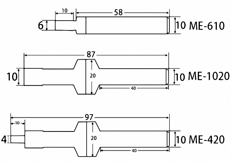 Mechanical Edge Finder size