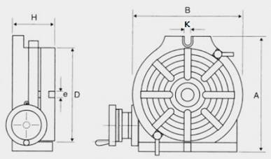 Horizontal and Vertical Rotary Table HV