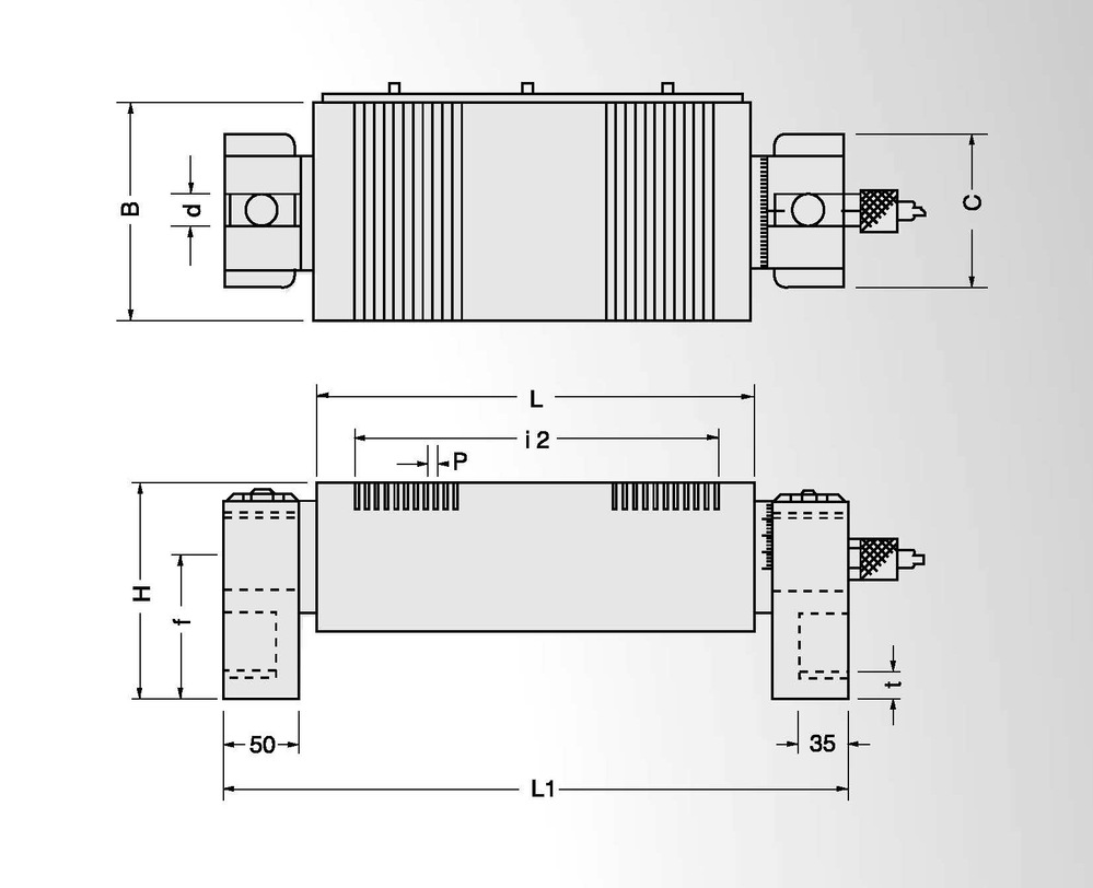 Fine-Polo Electromagnetic Rotary Chu Sectional viewck 